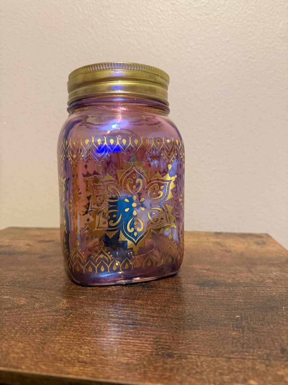 Scentsy mandala mason jar warmer
